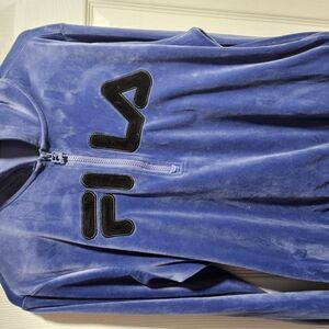 Fila Royal Blue Velour Jacket